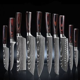 6 Piece Set 8 Piece Set 10 Piece Set Knife Chef's Knife Chef's Knife Kitchen Knife Cooking