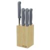 Chicago Cutlery Halsted 7-Piece Steak Knife Set with Wood Block