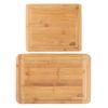 Thyme & Table Knife Friendly Bamboo Cutting Board, 2 Pack