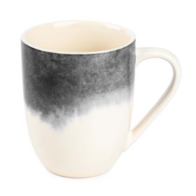 Thyme & Table Grey Drip Stoneware Coffee Mug, 15 fl oz