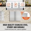 BBQ Access Door, 26W x 24H Inch Double Outdoor Kitchen Door, Stainless Steel Flush Mount Door, Wall Vertical Door with Recessed Handles